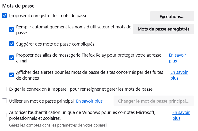 capture mozilla mots de passe